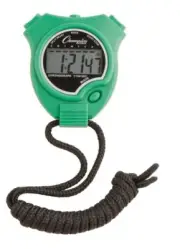New Champion All Sports Walking Running Stopwatch Timer Daily Alarm, Green