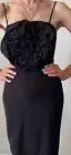 $3635 DIDIER LUDOT Haute Couture France Paris Black Dress Saks Fifth Ave 4 NWT