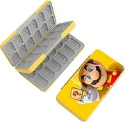 doepeBAE Switch Game Card Case Compatible with Nintendo Switch,Game Card Storage Holder,New Portable Thin Card Protection Case with 48 Game Card Slots and 48 TF Card Slots (P Yellow)