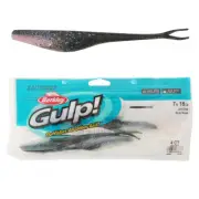 Berkley Gulp Saltwater Jerk Shad Soft Bait 18cm Silver Mullet Qty 4