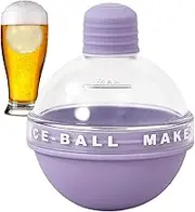 Ice Ball Maker | Silicone Iced Sphere Mold | Reusable Iced Ball Mould for Cocktail Kitchen Coffee Restaurant Hotel Wedding RV Party