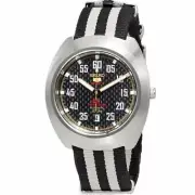 SEIKO 5 SPORTS SRPA93K1 Automatic LIMITED EDITION Watch Black White Nylon Strap