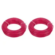 22AWG Gauge Stranded Hook-Up Wire PVC Tinned Copper Wire 30m/100ft Red