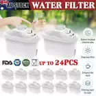 1-24 Pack For BRITA Maxtra+Plus Water Filter Pitcher Jug Replacement Cartridges