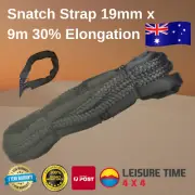 SNATCH ROPE 4x4 4WD RECOVERY SNATCH STRAP 19mm Diam x 9M long