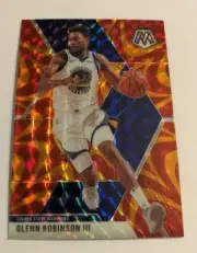 2019/20 Panini Mosaic ORANGE REACTIVE Prizm GLENN ROBINSON III Warriors #60