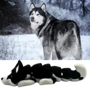 Alaskan Malamute Dog Keychain - Dual Color Articulated 3D Printed Keychain