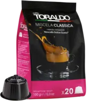 CAFFÈ TORALDO - CLASSICA - 20 DOLCE GUSTO COMPATIBLE CAPSULES 7.5g