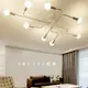 【威森家居】北歐電管吸頂燈 簡約時尚LED實木現代美式韓式吊燈壁燈客廳臥室陽台燈具復古LOFT工業風設計師L160812