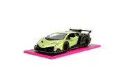 Jada 1:24 Scale Pink Slips Lamborghini Veneno Diecast Vehicle Model