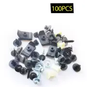 100X For Lexus Body Bolts U-nut Clips-M6 Engine Under Cover Splash Shield Guard (for: Lexus)