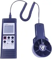 AZ8901 Digital Air Flow Meter Temperature 1M Cable Fan Anemometer FPM CFM Wind Speed Tester Air Velocity Meter 0.4~35 m/s
