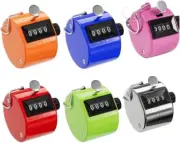 Tally Counter 6 PCS Hand Tally Counters Manual Click Counter 4 Digit Clicker ...