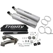 Trinity Racing Stage 5 Dual Slip-On-Brushed for 2022 Polaris RZR Turbo R 4