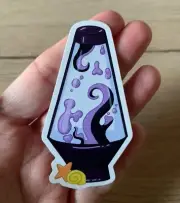 Ursula Lava Lamp - The Little Mermaid Sticker - 3" vinyl custom made