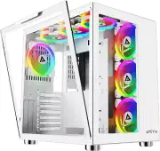 Prism-Elite-Wh Prism Elite Mid Tower ATX Gaming PC Cube Case W/ 7X 120Mm PWM ARG