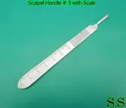 75 SCALPEL HANDLE # 3 WITH SCALE