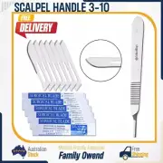 10x Meditop Sealed Scalpel Surgical Sterile Carbon Steel Blades #10 & Handle# 3