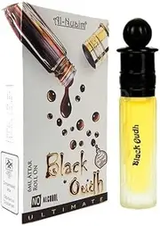 [Generic] Black Oudh Attar Roll-On Perfume Oil, 6ml, Alcohol-Free