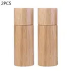 Manual Chili Pepper Mills Salt and Pepper Grinder Set Wooden Pepper Mill