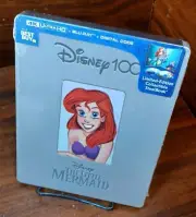 The Little Mermaid Limited Edition 4K Steelbook (4K+Blu-ray)-NEW-Free Box S&H