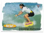 1995 Futera HOT SURF Trading Card (45) Pauline MENCZER