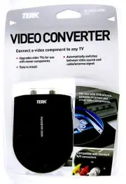 Terk Mini RF Modulator Compact Switch TV Audiovox Video Converter - NEW!