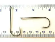 100 super strong 9146 2X strength GT Black Nickel Aberdeen Fish Hooks size 3/0