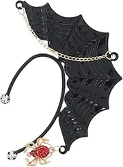 [SHERCHPRY] Non-piercing Metal Spiderweb Ear Cuff Stylish Clip Earring for Women Gothic Decor
