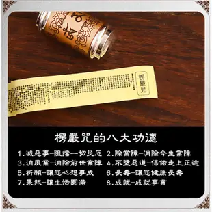 【臻觀璽世】 經輪法門 楞嚴咒六字箴言護身鈦鋼項鍊 ｜含開光 IS4453