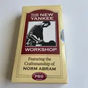 1999 The New Yankee Workshop VHS Norm Abram Garage Workshop Pt 1 & 2 With Plans