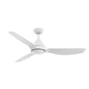 IXL Aeroflow Skywave Living Room DC Ceiling Fan w/ LED Light 132cm White