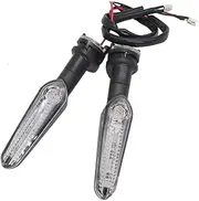 LDE Cycle Modified ndicator Light s Suitable for MT07 Tenere 700 XJ6 FZ6 MT09 Tr 900 MT10 MT03 FZ25 Flasher Turn Signal Ordinary one Pair Black