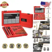 50-Piece Screw & Nut Extractor Set - High-Speed Steel & Durability