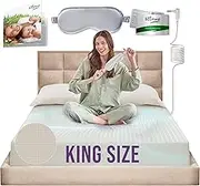 King Size Grounding Fitted Sheet with 11% Silver Fiber & 4% Silk & 85% Organic Cotton - Beige - Soft Earth Grounding Well Bed Sheets