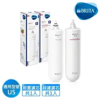 在飛比找PChome24h購物優惠-BRITA mypure U5 超微濾淨水系統專用濾心組