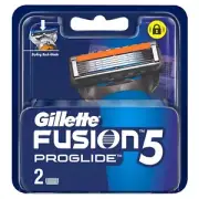 Gillette Fusion Proglide Blades for men with styling back blade - 2 count