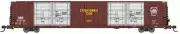 Bluford Shops 87330 N 86' Quad Door Auto Parts Boxcar PRR #110160