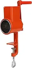 Grain Durable Plastic Hand Adjustable Cranking Manual Aluminum Alloy Milling Machine for Grain Corn Wheat Oats Coffee Nuts Vanilla Spices