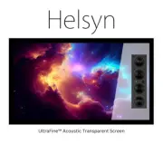 Helsyn Nebula 16:9 UltraFine Acoustically Transparent Projector Screen 160"