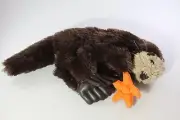 Folkmanis Sea Otter 14" Hand Puppet Furry Cute Realistic Critter Plush Toy