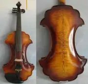 Rare baroque style song 5 strings carving back violin 4/4 with strong deep tone