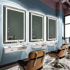 Large Backlit LED Bathroom Mirror Vanity Makeup Mirror Includes Dimmer&Defogger