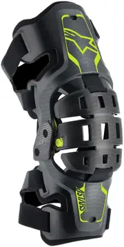 Alpinestars Bionic 5S Youth Knee Protectors, black-red One Size Black Red