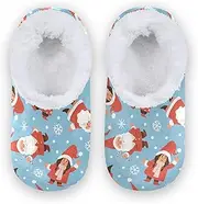 [Caihoyu] Kids Girls Boys Closed Back House Slippers Fuzzy Fleece Non-Slip House Shoes Bedroom Home Office Travel Yoga