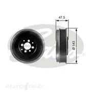 Gates Crankshaft Pulley - TVD1003