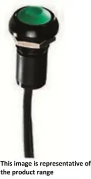 Apem PUSH BUTTON SWITCH 5A Momentary SPST, Round Shape, Through Hole BLUE