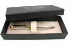 Silver Roller Pen Chessboard Engrave Parker Type Refill Twist Mechanism
