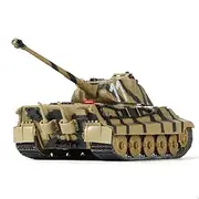 NUOTIE 1/32 Scale German King Tiger II Heavy Tank Model, WWII Metal Tank Model kit with Collector Grade Craft Decoration (Camouflage)