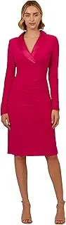 [Adrianna Papell] Women's Jersey Tuxedo Dress
